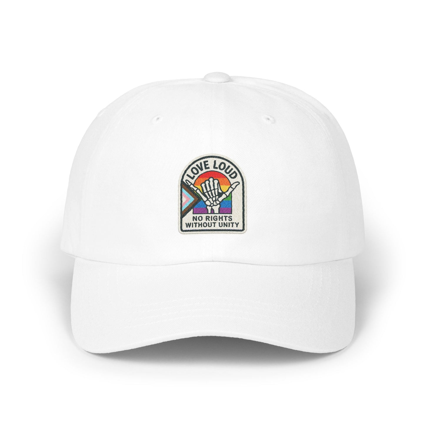 Love Loud No Rights Without Unity Embroidered Hat product
