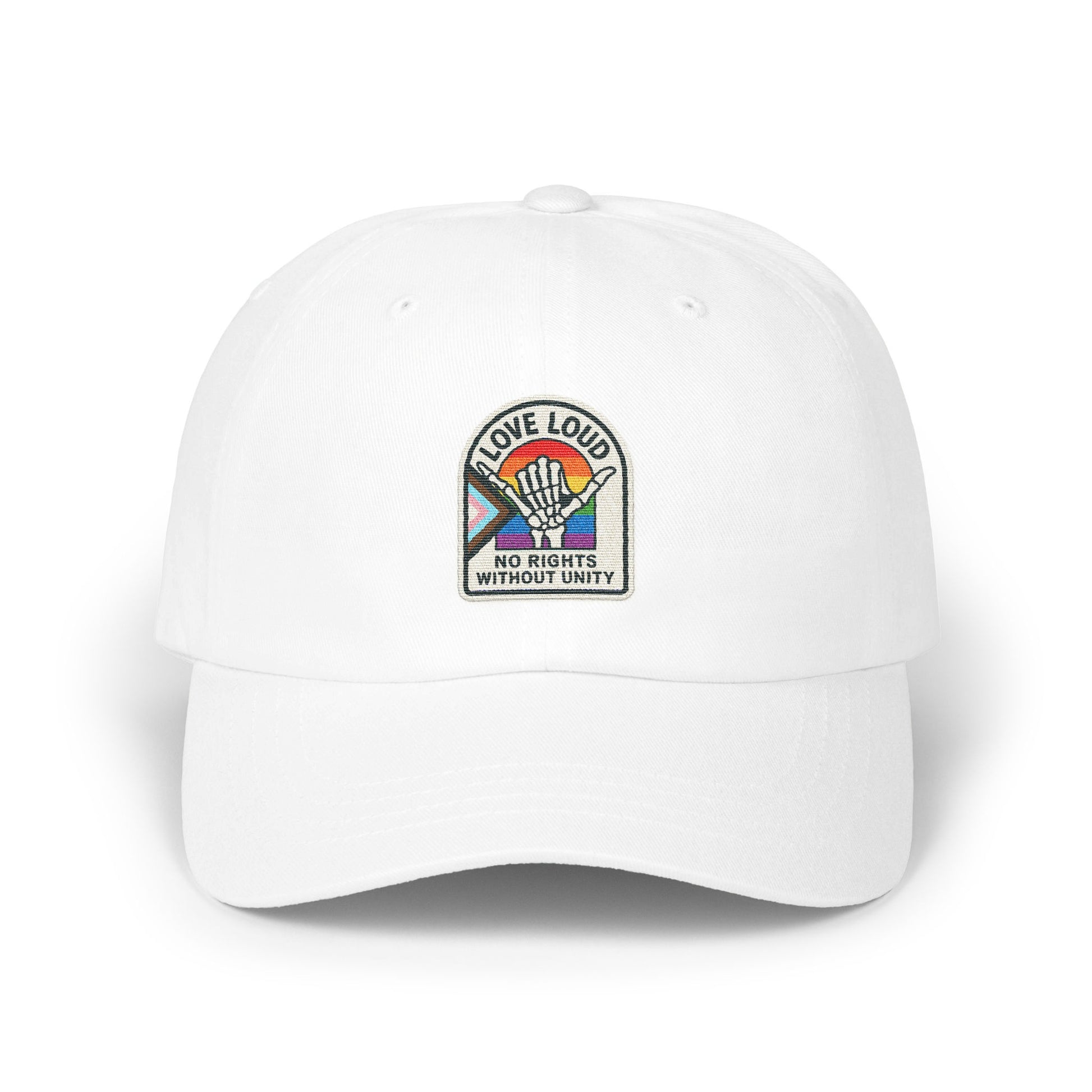 Love Loud No Rights Without Unity Embroidered Hat product