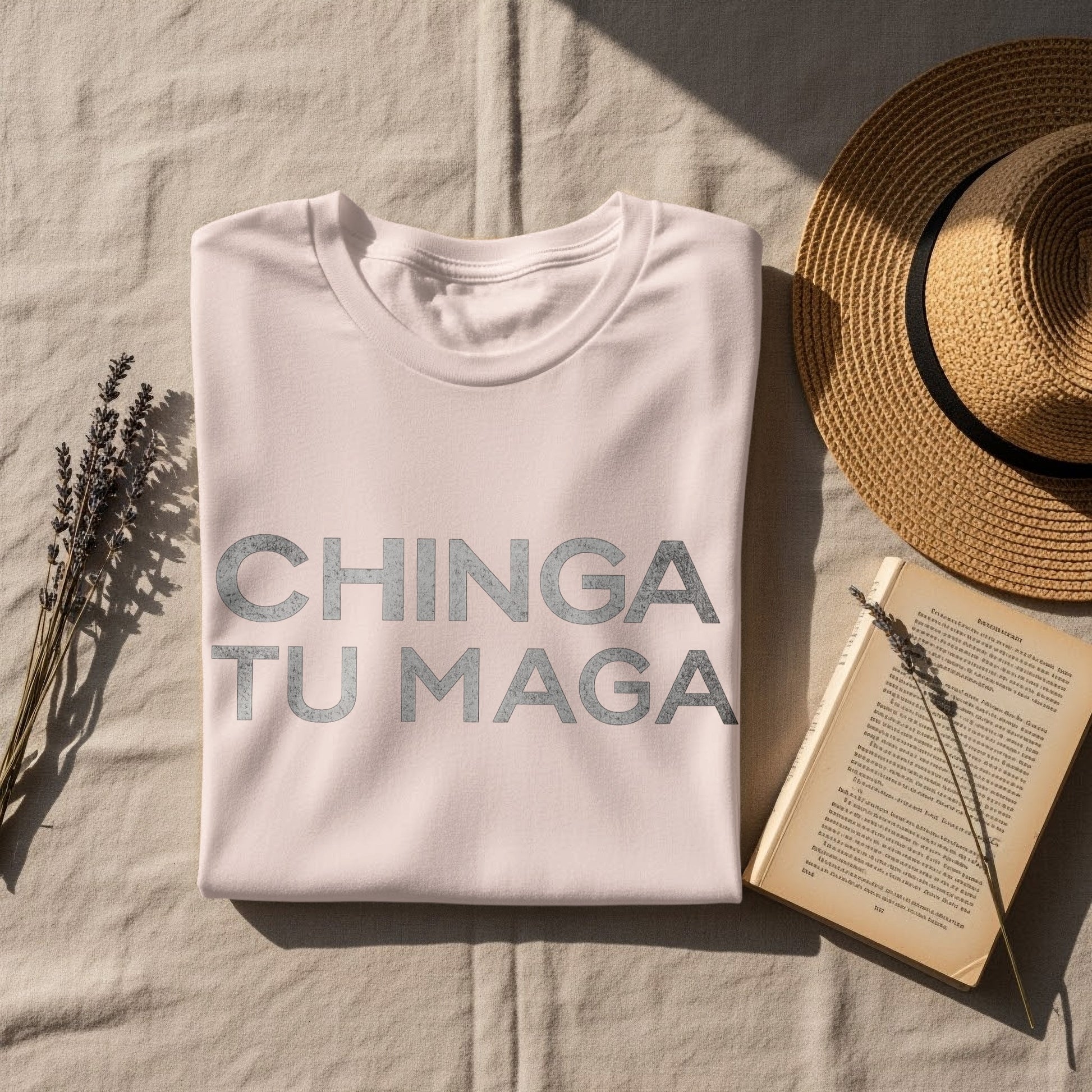 CHINGA TU MAGA Graphic Print Casual Shirt