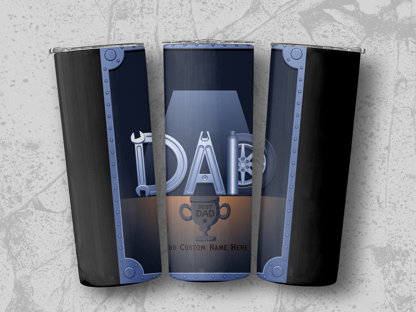 Custom Best Dad Tumbler Personalized Gift product