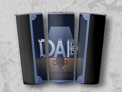 Custom Best Dad Tumbler Personalized Gift product