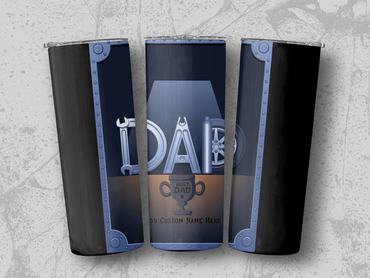Custom Best Dad Tumbler Personalized Gift product
