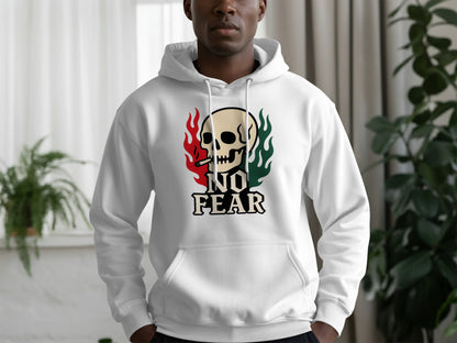No Fear Graphic Skull Design Casual Hoodie product type