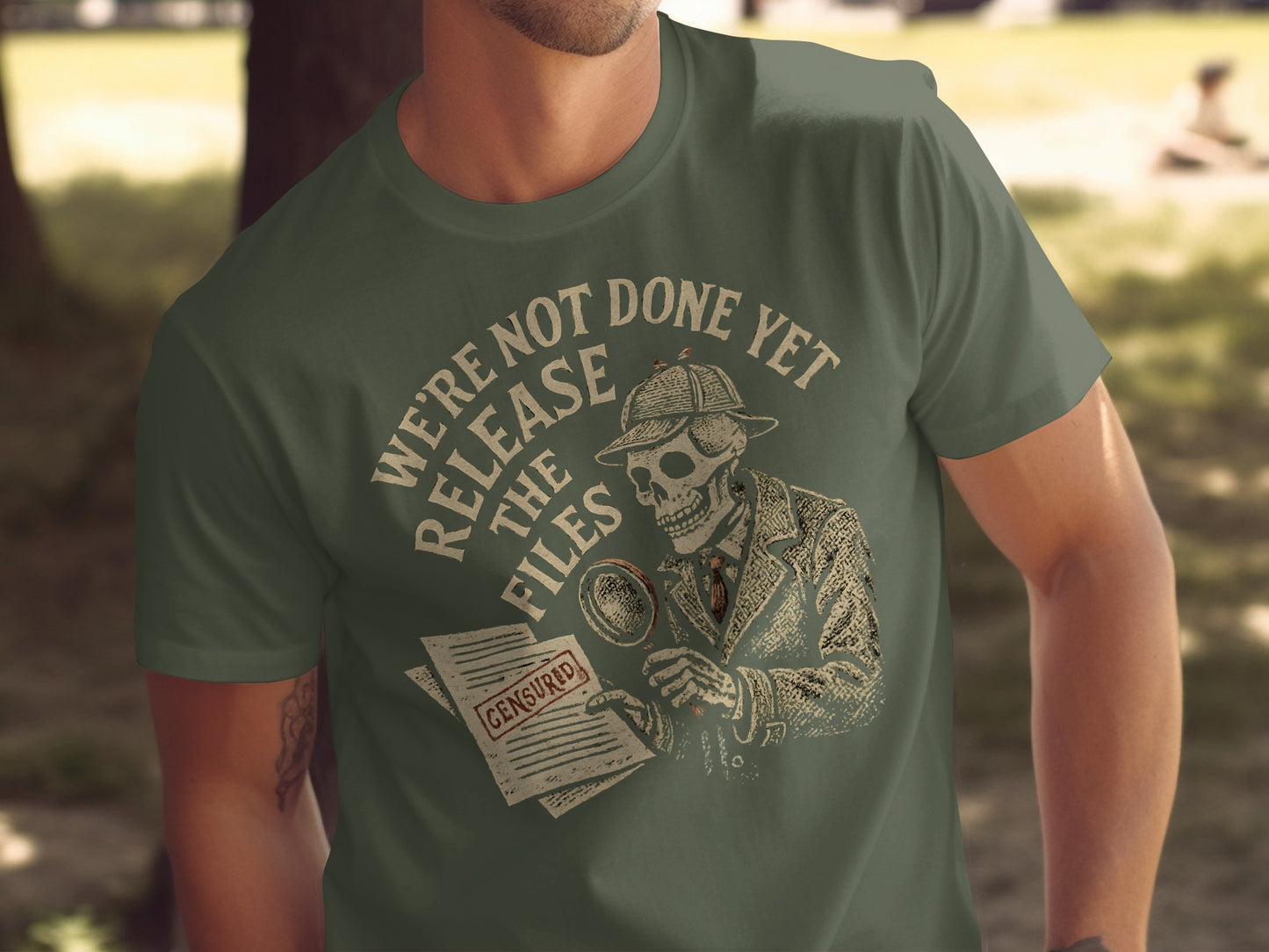 We're Not Done Yet Release The Files Shirt product