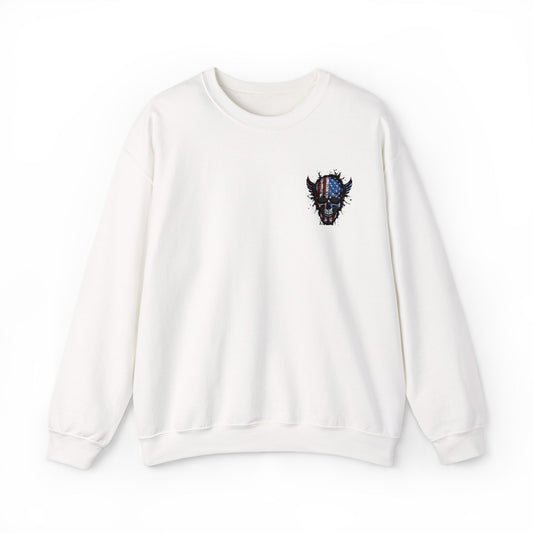 Artistic Graphic Crewneck Sweatshirt - Bold Design for Creative Souls