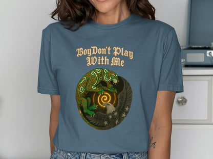 Boy Don't Play With Me Printed T-Shirt product