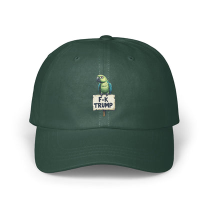 Parrot Holding F-K Trump Sign Statement Hat product