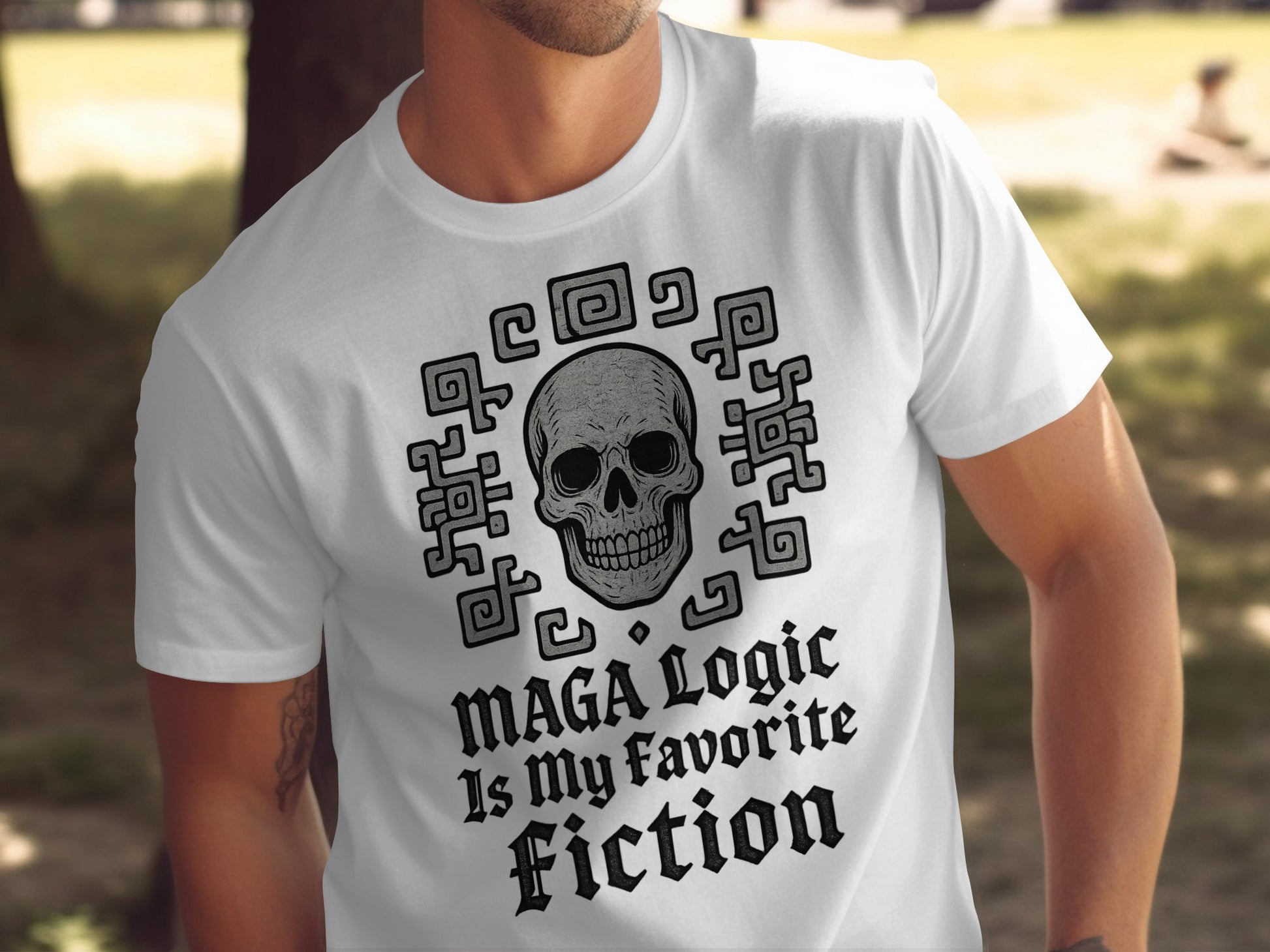 MAGA Logic Is My Favorite Fiction Graphic Tee