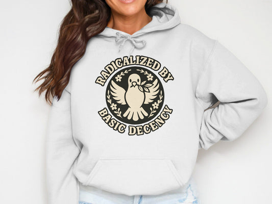 Radicalized By Basic Decency Hoodie product type