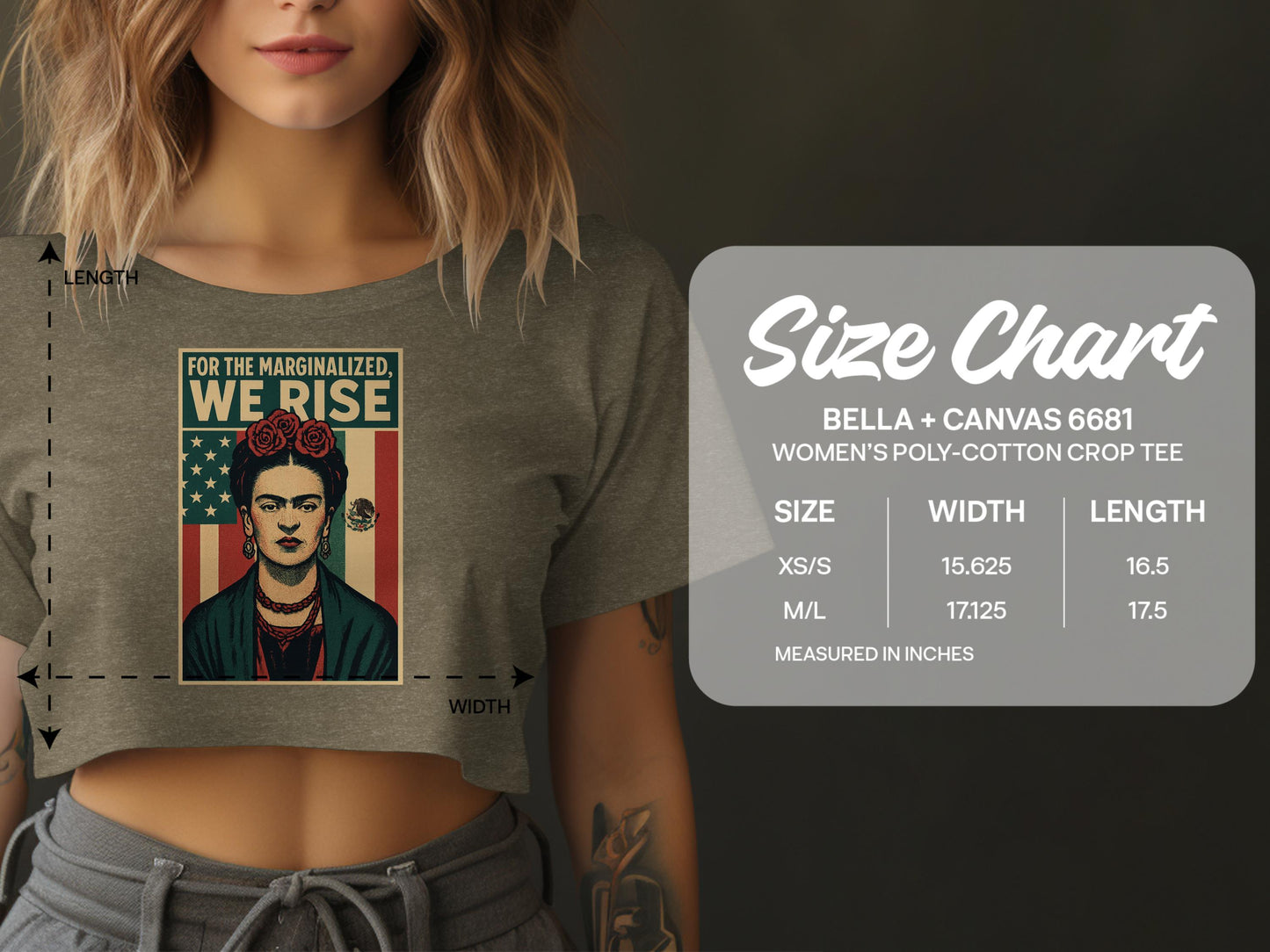 We Rise Graphic Women's Crop Tee product type