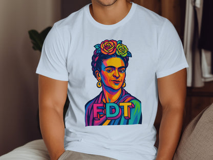 Colorful FDT Frida Graphic Printed T-Shirt product