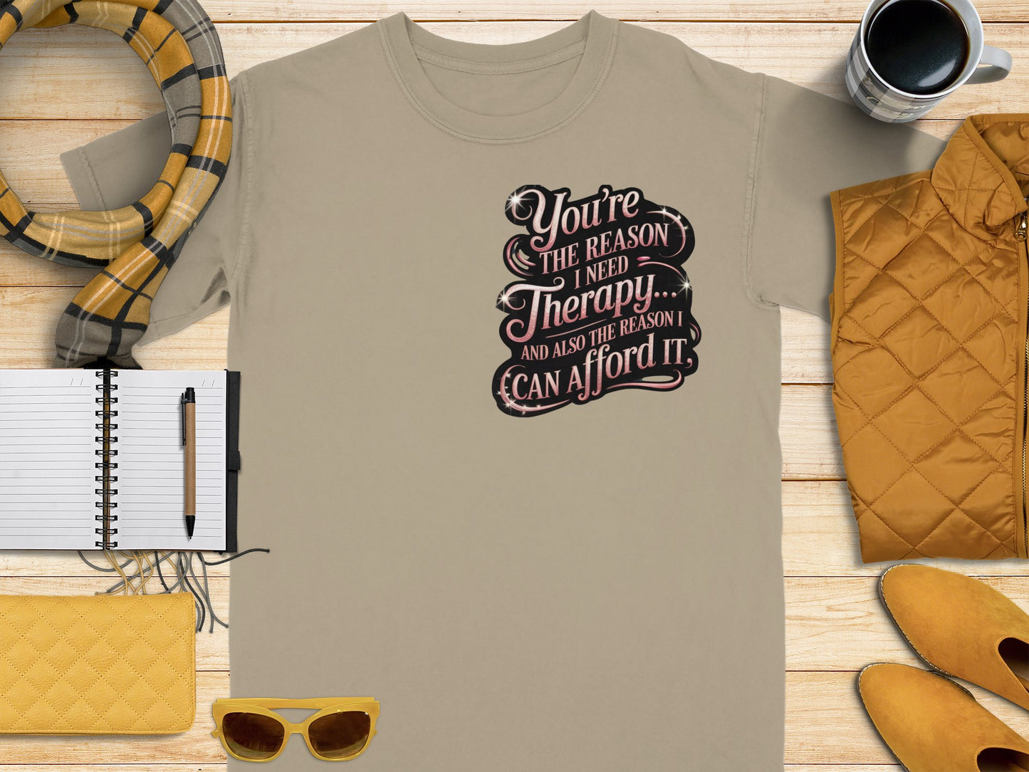 You're The Reason I Need Therapy Funny Quote Shirt product