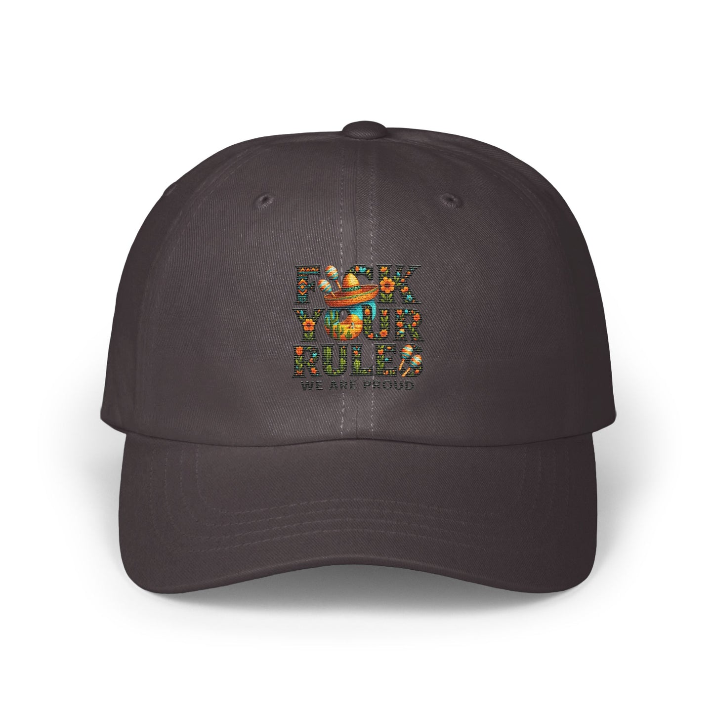 Funky Colorful Slogan Baseball Cap for Fun Product