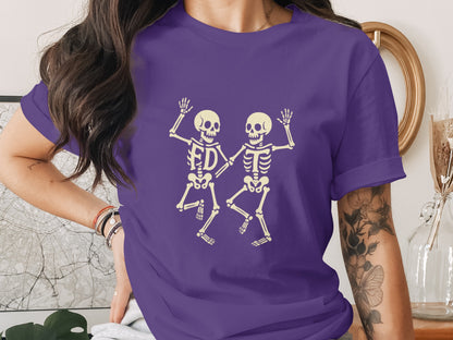 Dancing Skeletons Printed Graphic Unisex T-shirt product