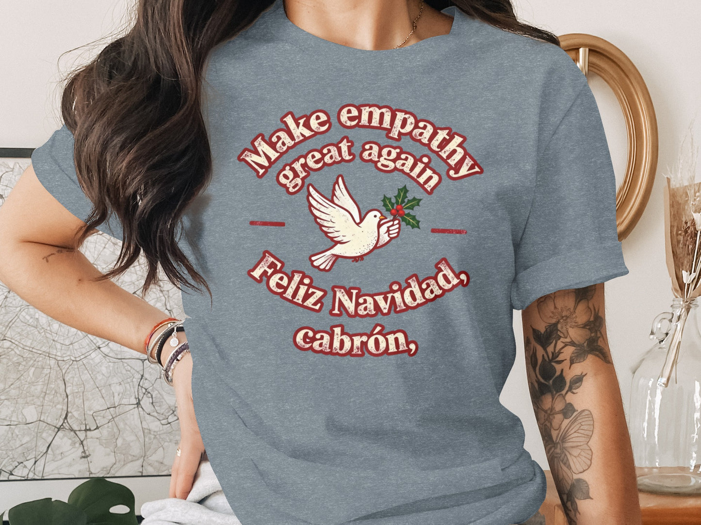 Make Empathy Great Again Feliz Navidad T-shirt