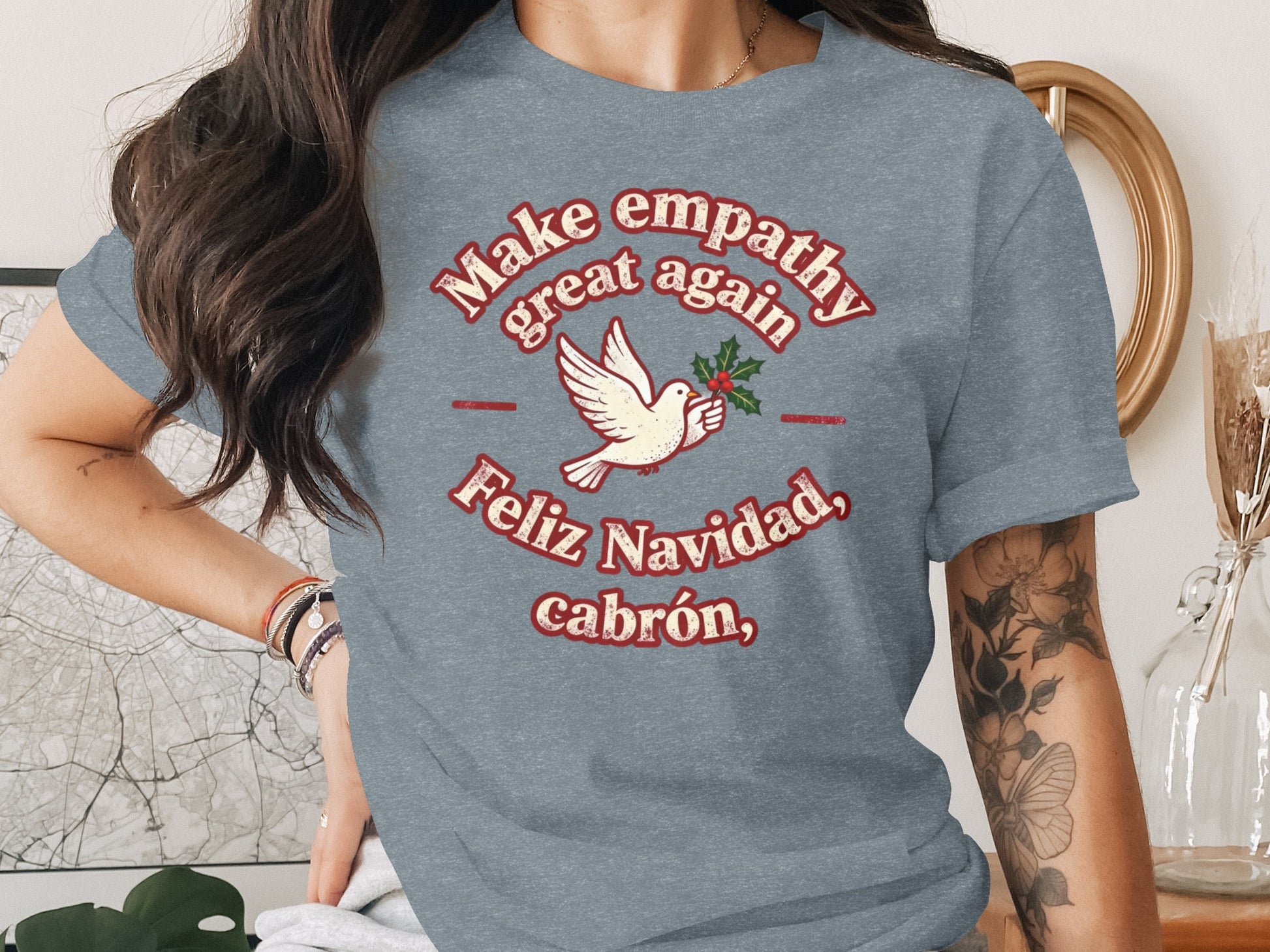 Make Empathy Great Again Feliz Navidad T-shirt