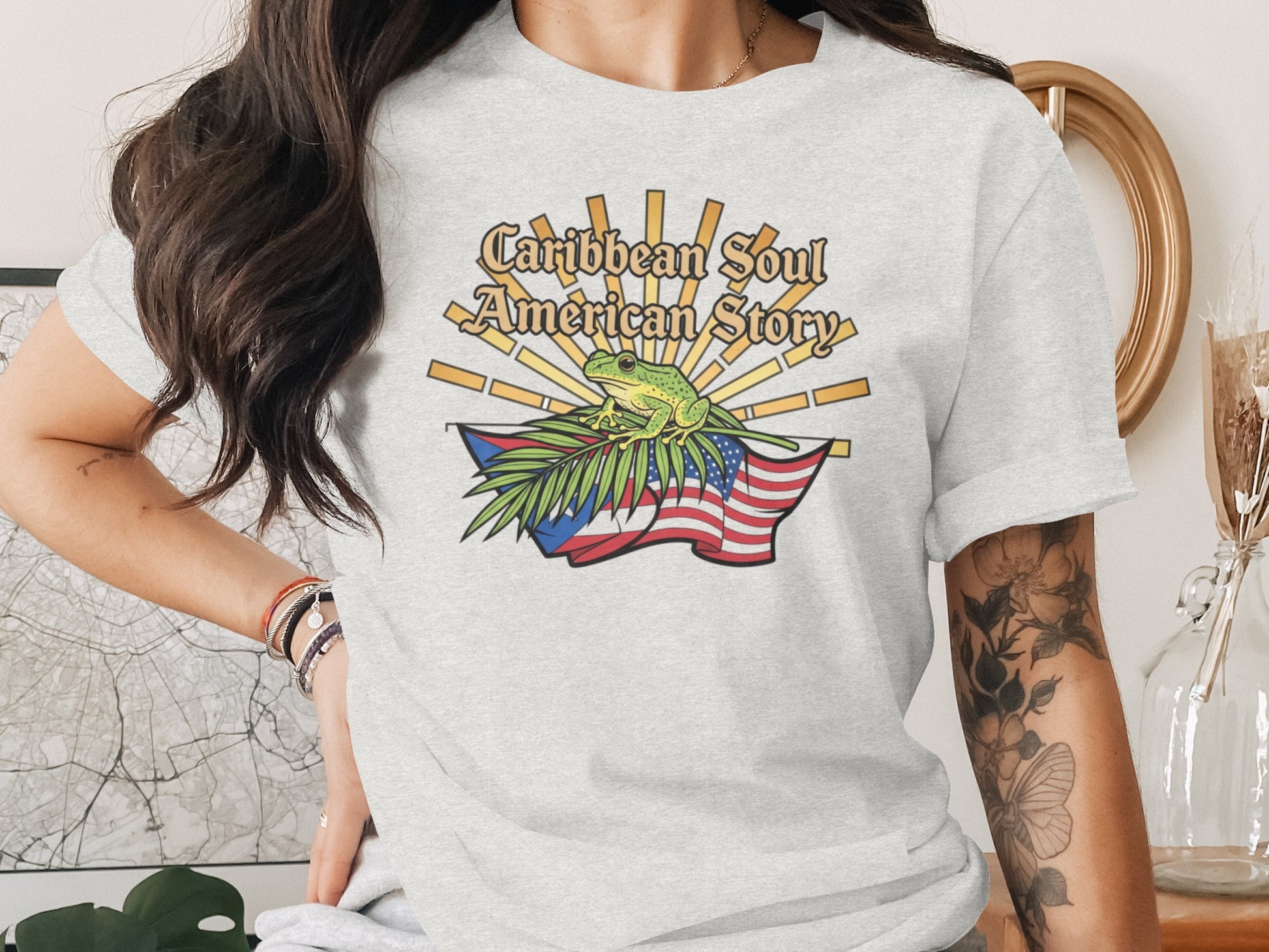 Caribbean Soul American Story Graphic Tee