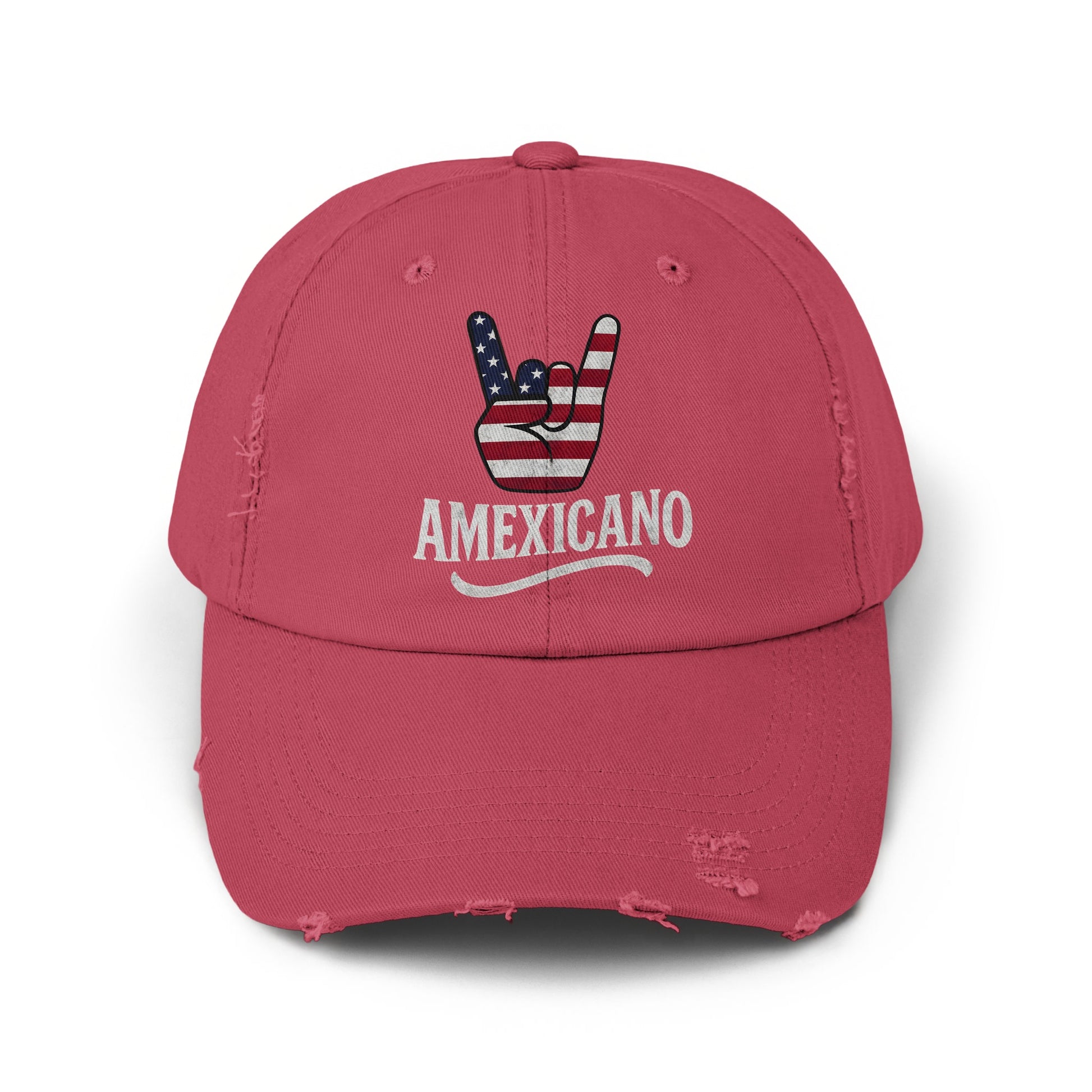 Patriotic Amexicano Distressed Dad Hat fashion product