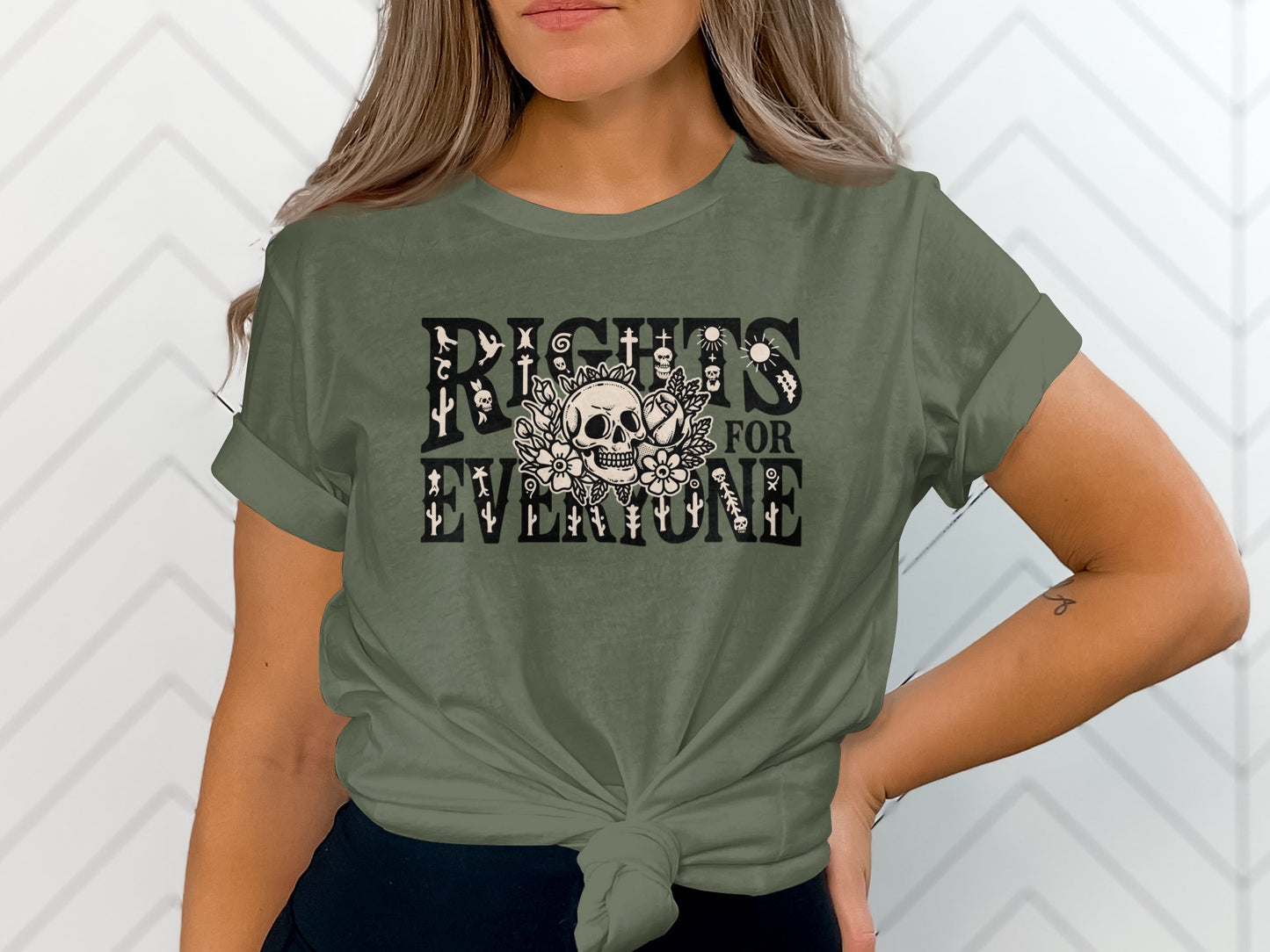 Rights For Everyone Graphic Tee Shirt Product