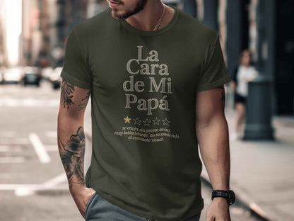 Father's Day 'La Cara de Mi Papá' T-Shirt "La Cara de Mi Papá" Witty Dad T-Shirt