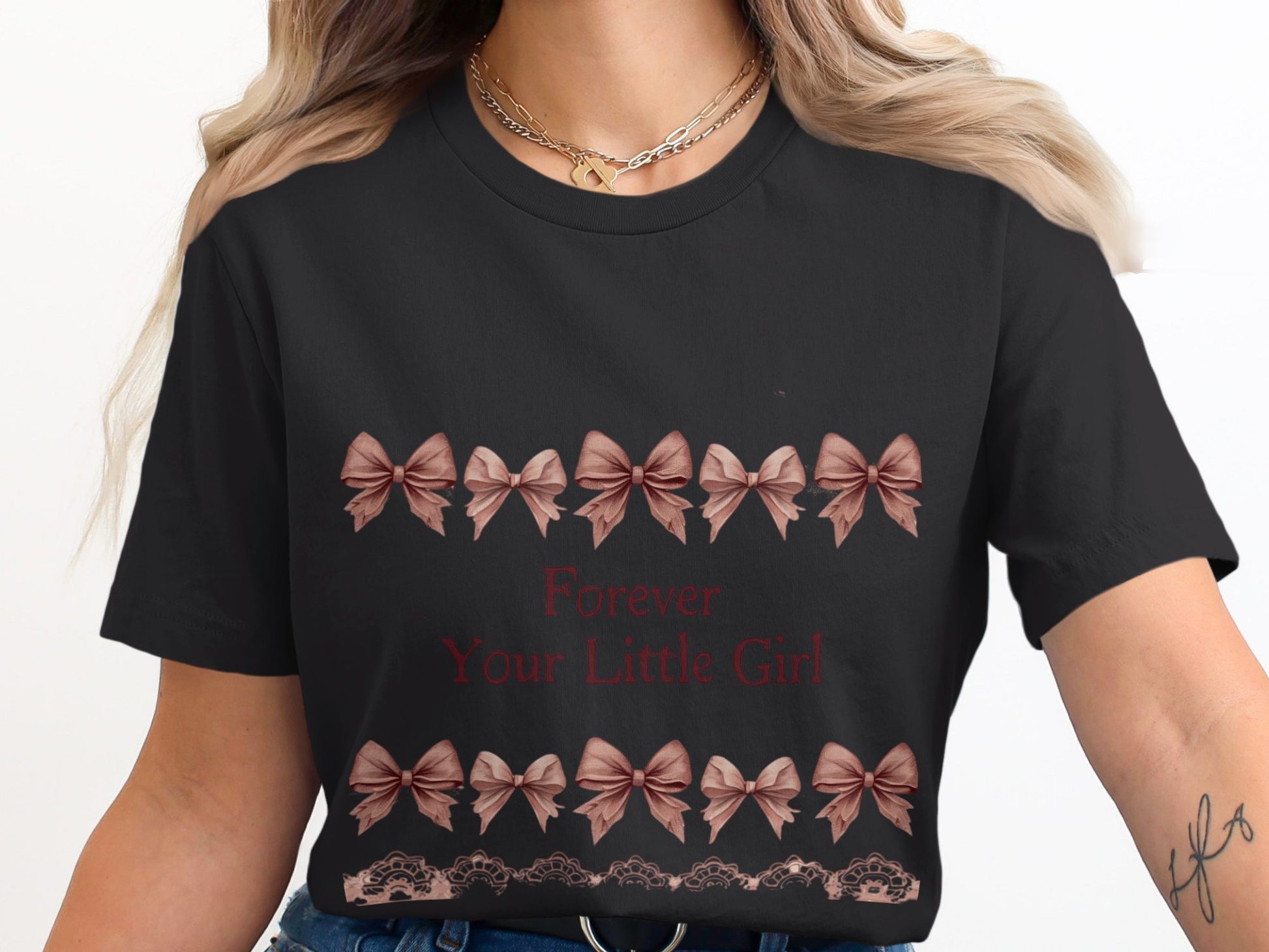 Forever Your Little Girl Graphic T-shirt product type
