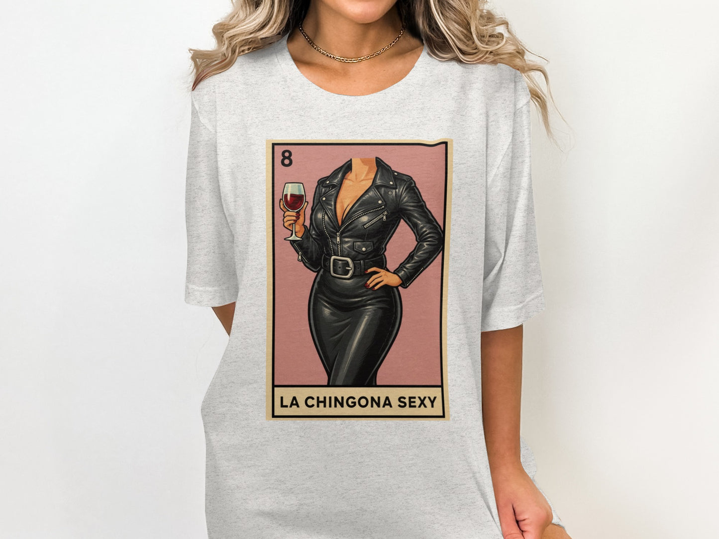 LA CHINGONA SEXY Graphic Print Short Sleeve Top product