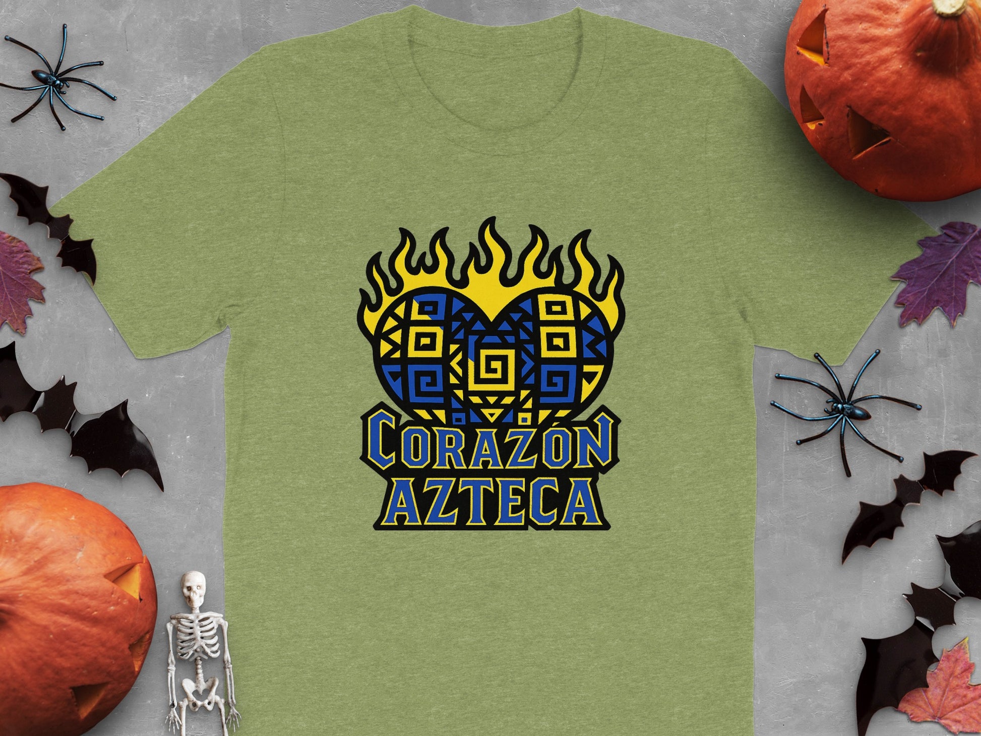 Corazon Azteca Graphic Tee perfect for festive product type