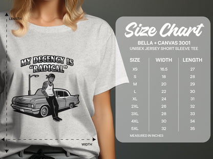 My Decency Is Radical Graphic Unisex Tee