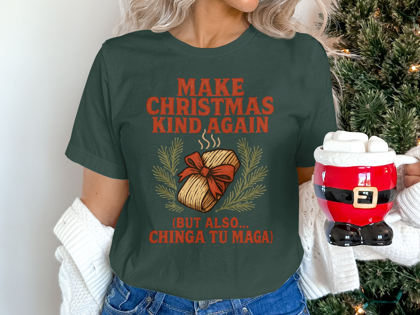 Make Christmas Kind Again Holiday T-Shirt