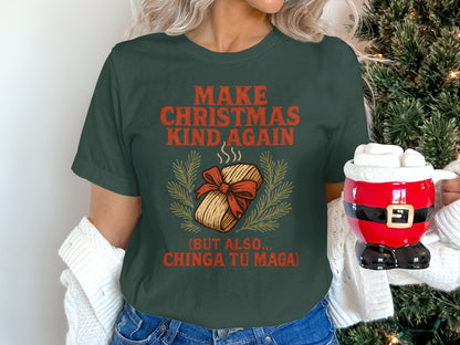 Make Christmas Kind Again Holiday T-Shirt