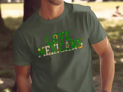 Love Mexicans Graphic T-shirt product type