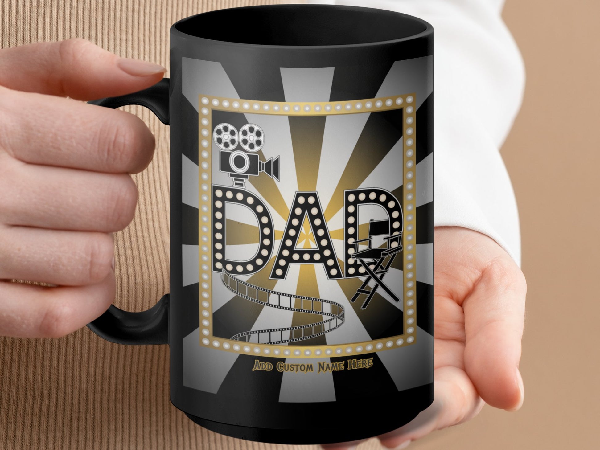 Dad Movie Theme Personalized Gift Mug Product
