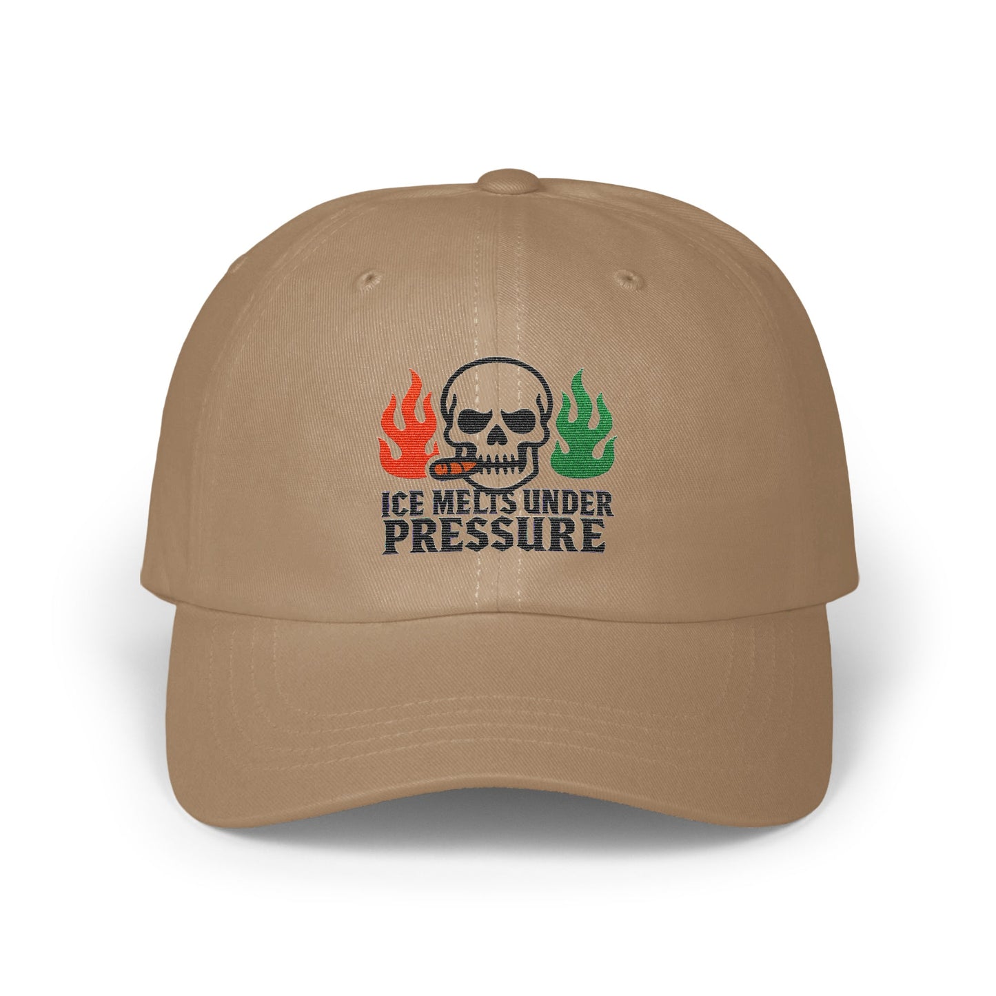 Ice Melts Under Pressure Skull Graphic Hat product