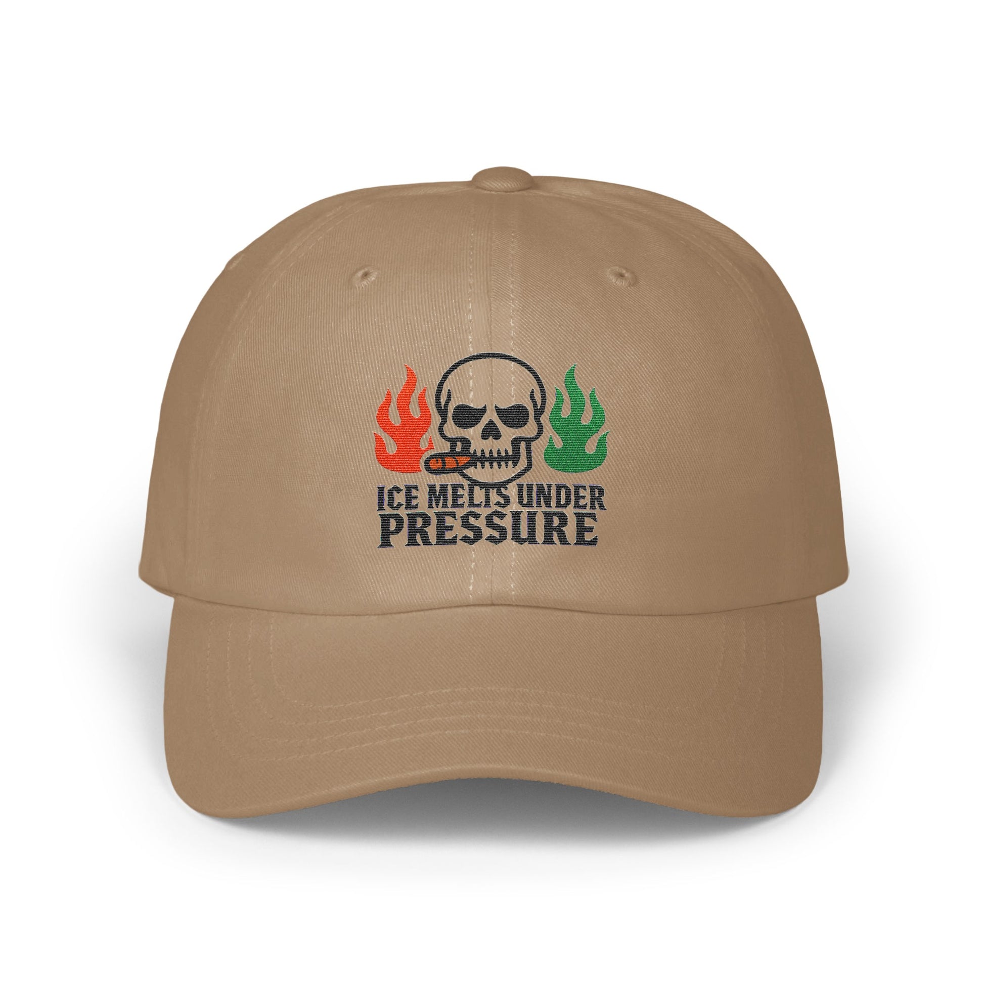 Ice Melts Under Pressure Skull Graphic Hat product