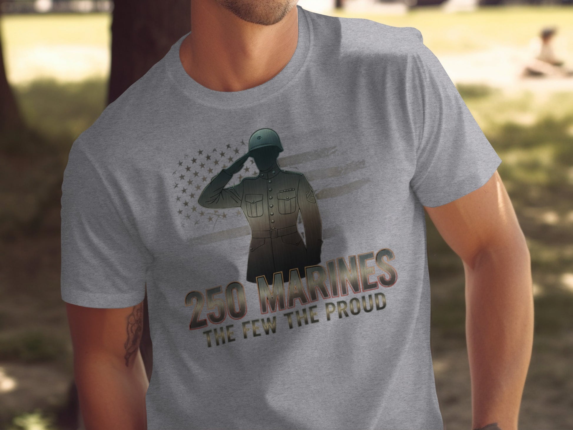 250 Marines The Few The Proud Graphic T-Shirt