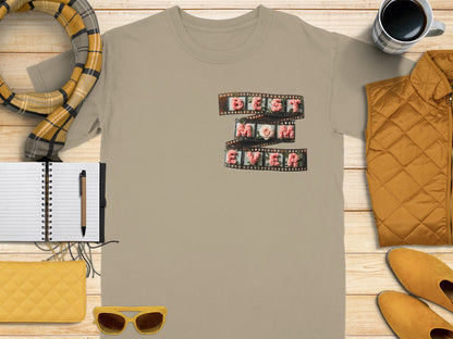 Best Mom Ever Film Strip Design T-Shirt product type