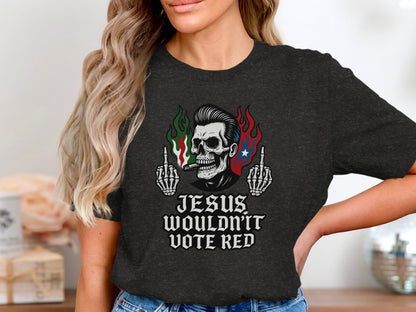 Jesus Wouldn't Vote Red Graphic T-Shirt product type