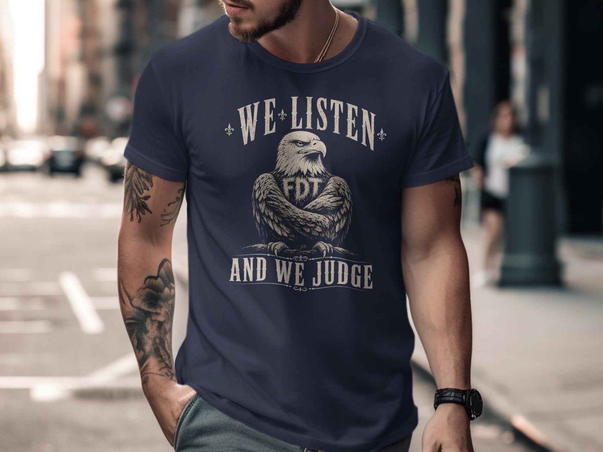 The Silent Judge Eagle Graphic T-Shirt