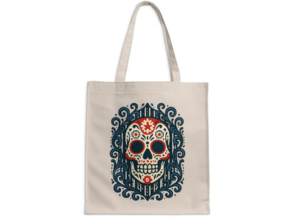 Day of the Dead Skull Design Tote Bag product