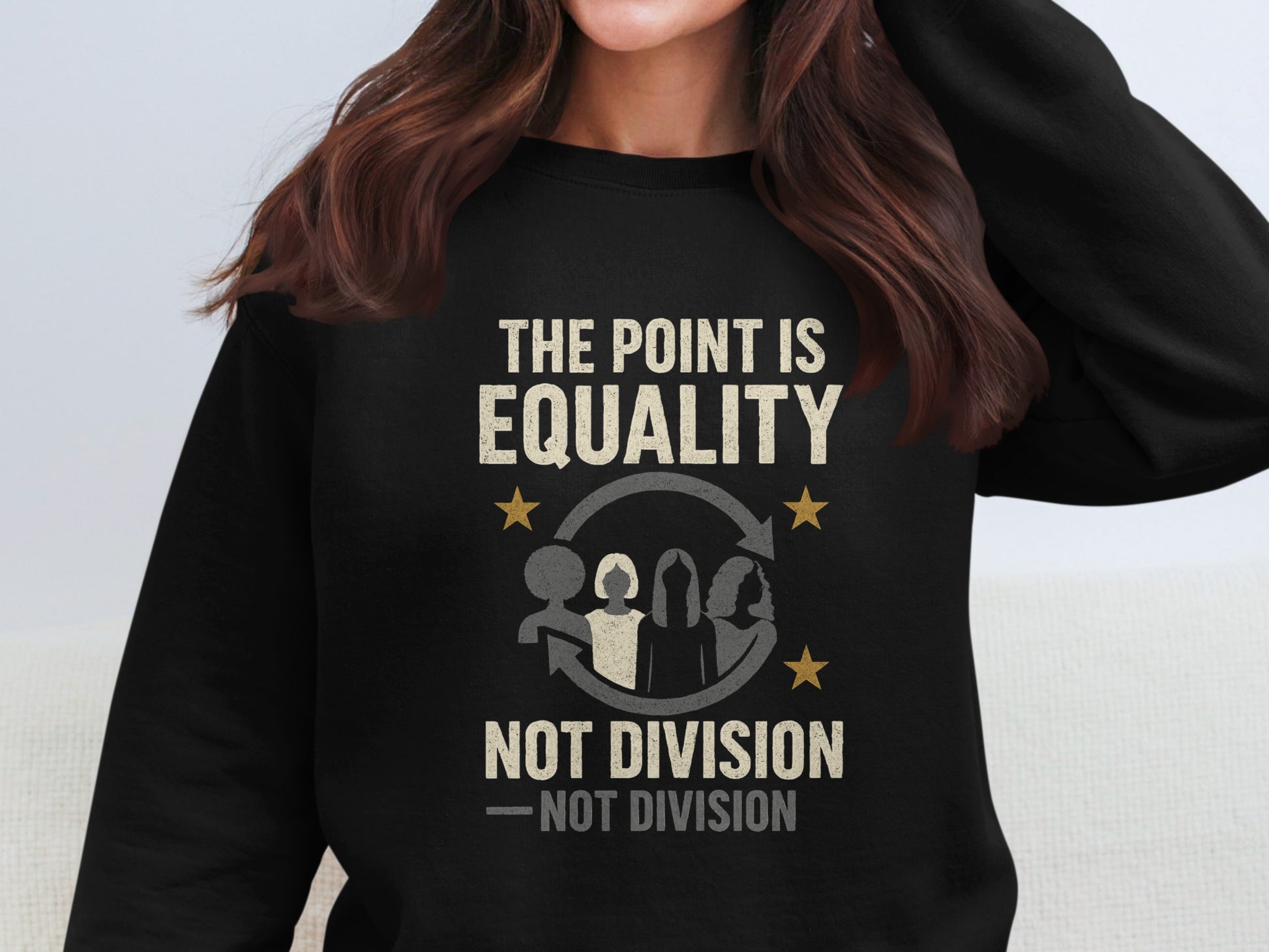 The Point is Equality Not Division Sweatshirt product