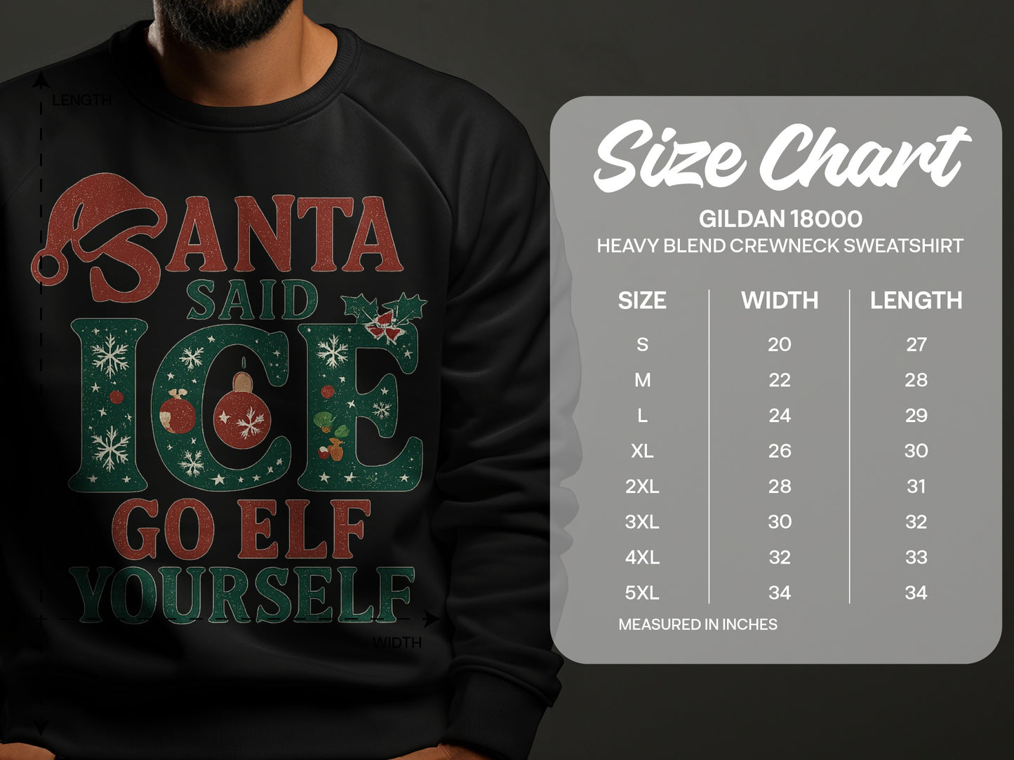 Santa Said Go Elf Yourself Christmas Sweatshirt