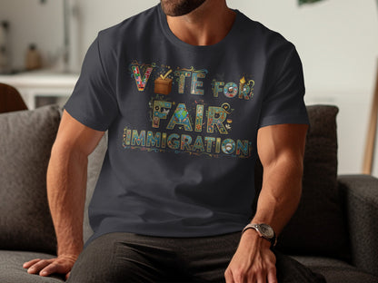 Vote For Fair Immigration Graphic Shirt