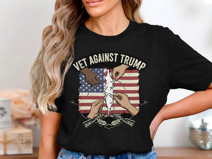 Vet Against Trump Graphic T-Shirt product