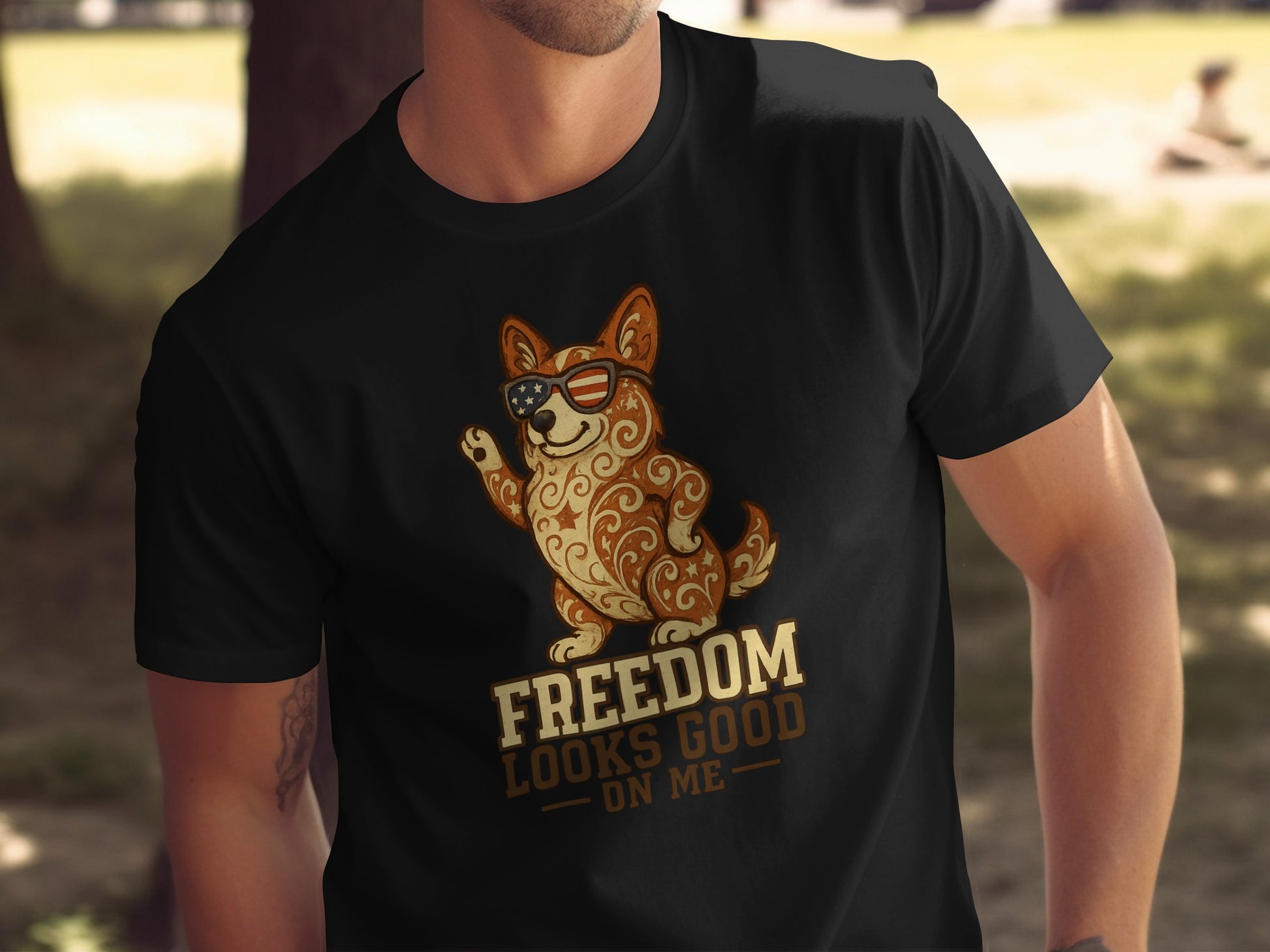 Freedom Looks Good On Me Graphic Tees product