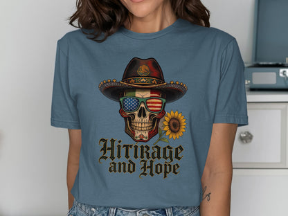 Vintage Skull Graphic Tee with Unique Print product type