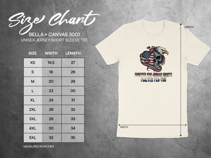 Forever Pro-Human Rights Eagle Design Shirt