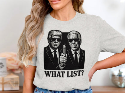 What List Graphic Printed Unisex Casual T-Shirt product
