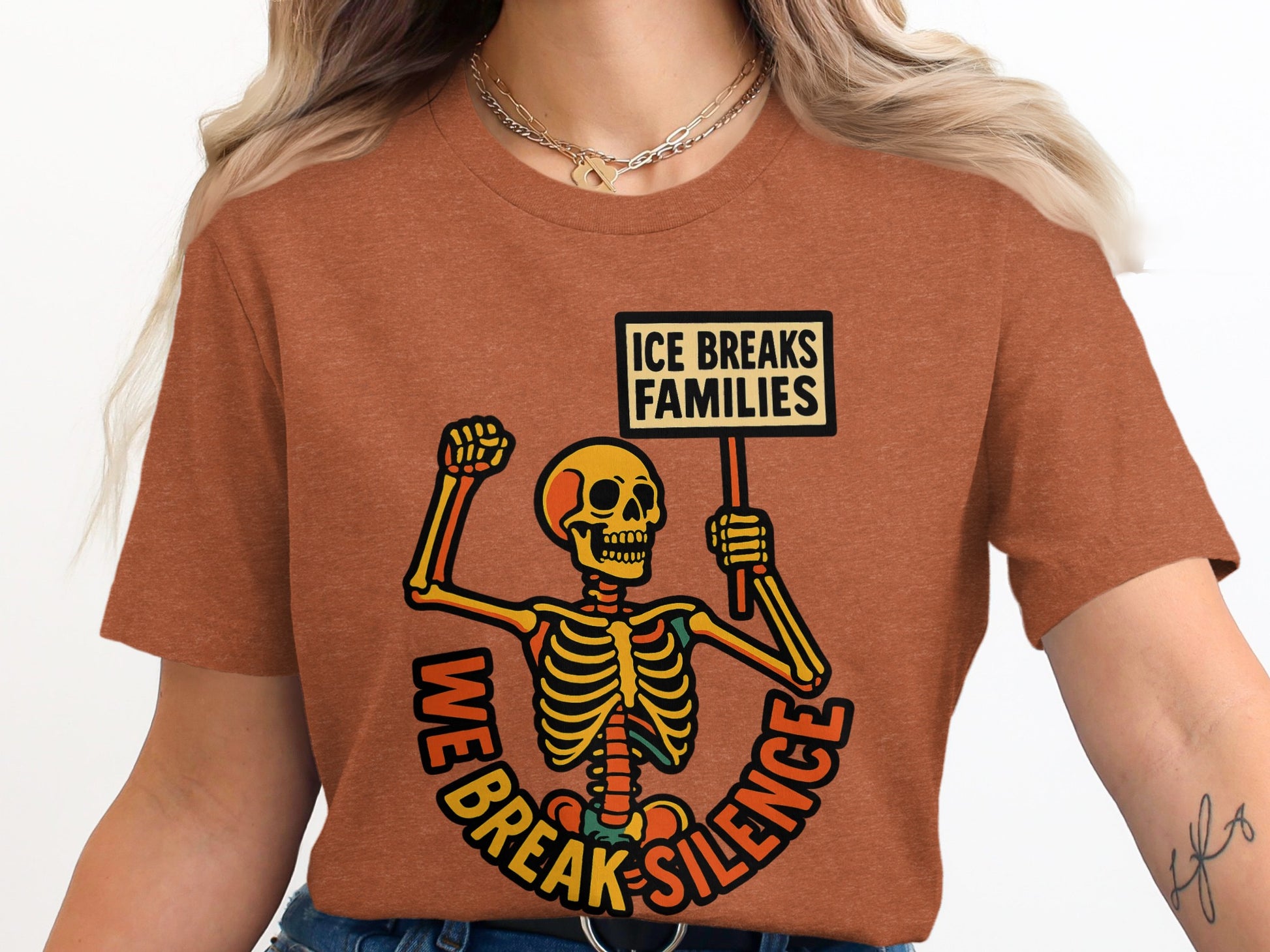 Ice Breaks Families We Break Silence T-Shirt product