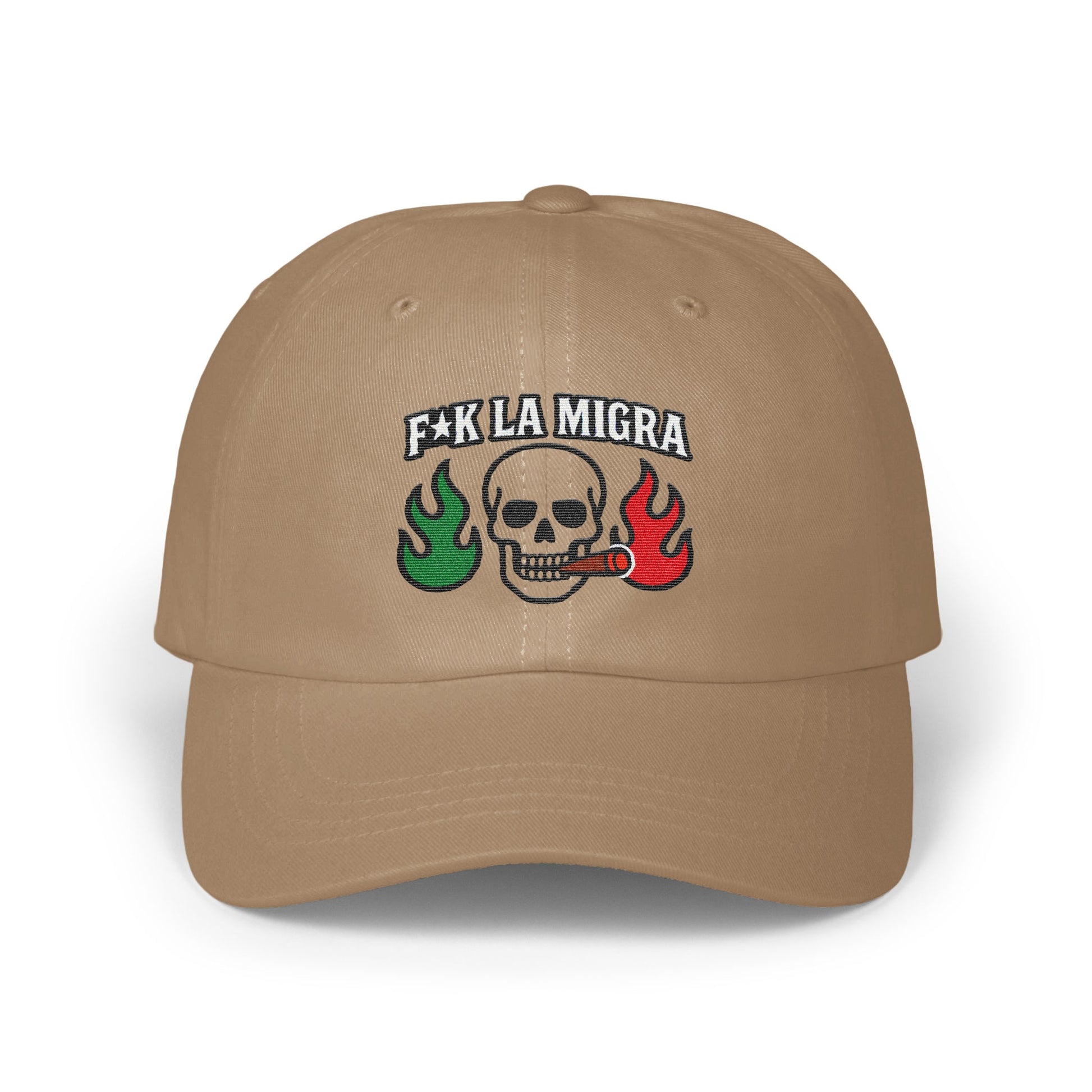 F*K LA MIGRA Skull Graphic Classic Baseball Cap product