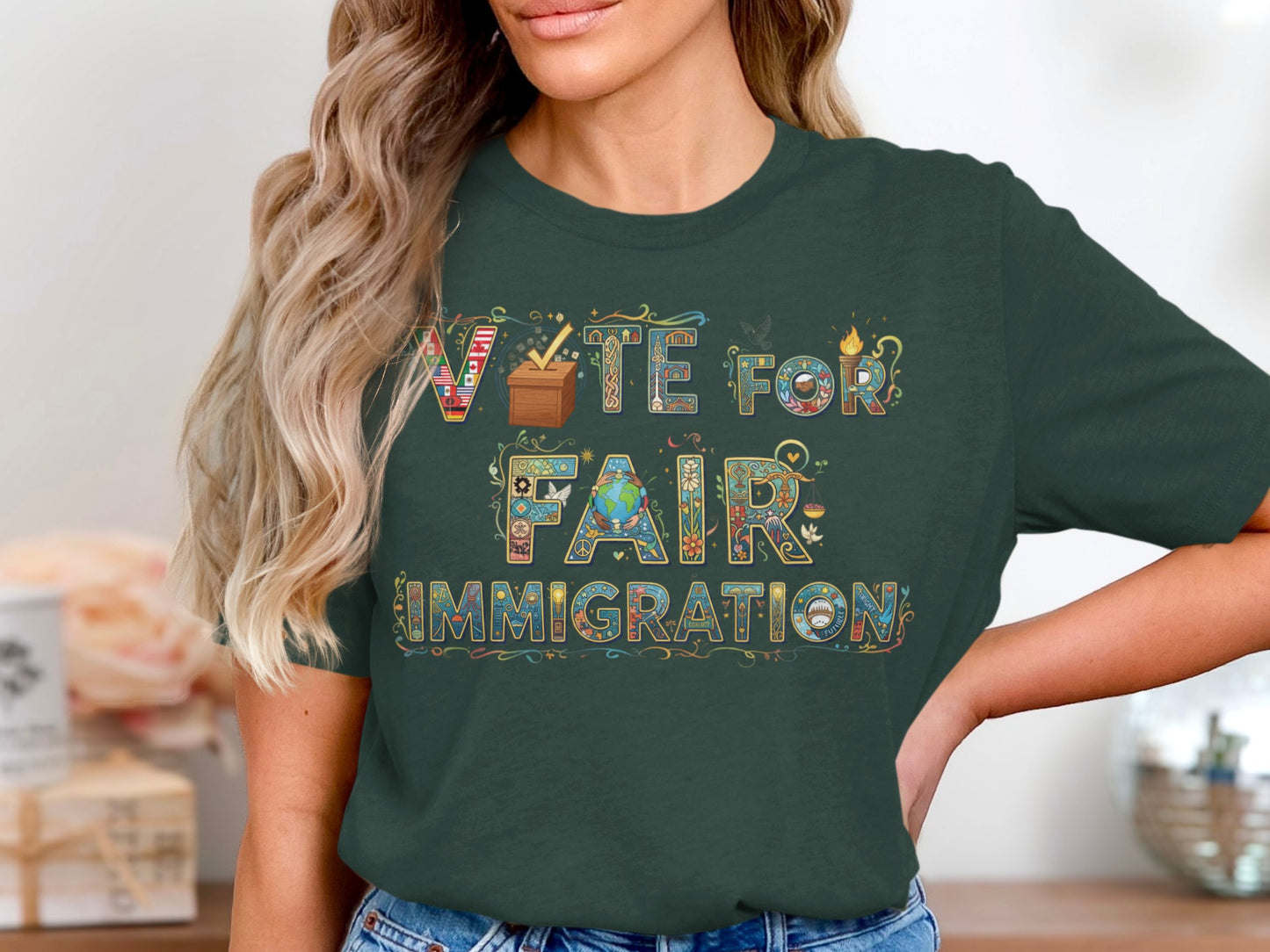 Vote for Fair Immigration Graphic Tee